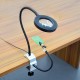USB 3X Soldering Magnifier Magnifying Glass Working Light Soldering Iron Holder Bench Vise Table Clamp with 2Pcs Flexible Arms