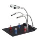 Universal 3 Flexible Arms Soldering Station Holder PCB Fixture Helping Hands with 4Pcs Magnetic Column Universal 3 Flexible Arms Soldering Station Holder PCB Fixture Helping Hands with 4Pcs Magnetic Column