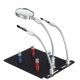 Universal 3 Flexible Arms Soldering Station Holder PCB Fixture Helping Hands with 4Pcs Magnetic Column Universal 3 Flexible Arms Soldering Station Holder PCB Fixture Helping Hands with 4Pcs Magnetic Column
