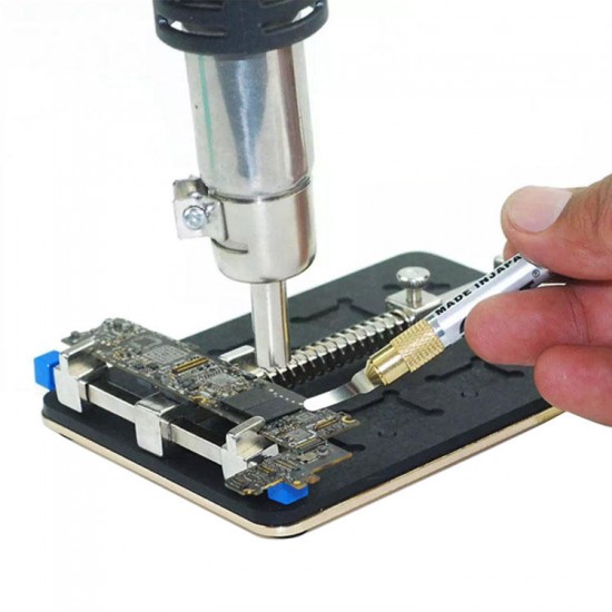 Universal PCB Holder Fixture Jig Stand Mobile Phone SMT Repair Soldering Iron Rework Tool for iPhone with IC Groove Universal PCB Holder Fixture Jig Stand Mobile Phone SMT Repair Soldering Iron Rework Tool for iPhone with IC Groove