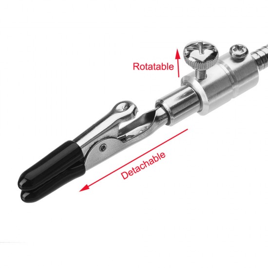 YP-001 Metal Base Universal 4 Flexible Arms Soldering Station PCB Fixture Helping Hands Four Hand UPGRADE VERSION