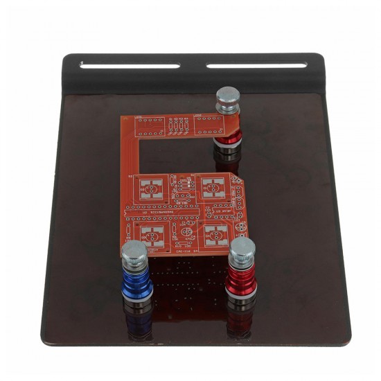 YP-004 Universal PCB Fixture Base Arms Soldering Station PCB Fixture Helping Hands Electronic DIY Tools with 2 Flexible Arms YP-004 Universal PCB Fixture Base Arms Soldering Station PCB Fixture Helping Hands Electronic DIY Tools with 2 Flexible Arms