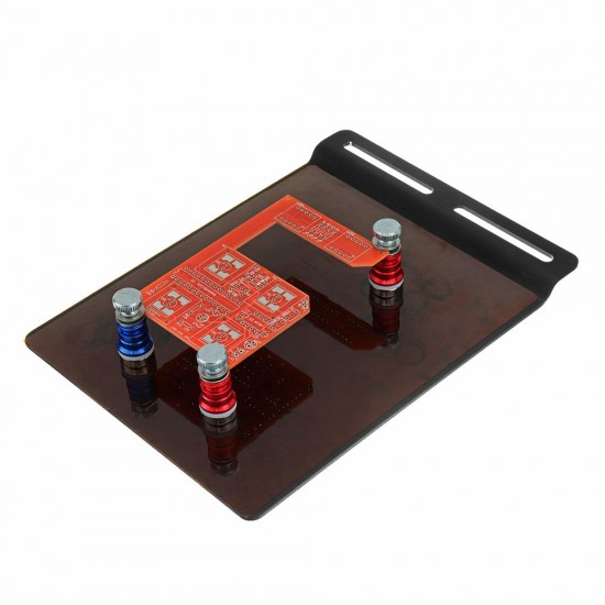 YP-004 Universal PCB Fixture Base Arms Soldering Station PCB Fixture Helping Hands Electronic DIY Tools with 2 Flexible Arms YP-004 Universal PCB Fixture Base Arms Soldering Station PCB Fixture Helping Hands Electronic DIY Tools with 2 Flexible Arms