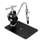 YP-91 PCB Fixture Soldering Helping Hand Soldering Station Third Hand Tool Soldering Repair Tool with Magnetic 160mm Flexible Arm YP-91 PCB Fixture Soldering Helping Hand Soldering Station Third Hand Tool Soldering Repair Tool with Magnetic 160mm Flexible Arm