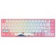 3068B three-mode mechanical keyboard RGB Backlit hot-plug PBT Office games wired wireless Bluetooth