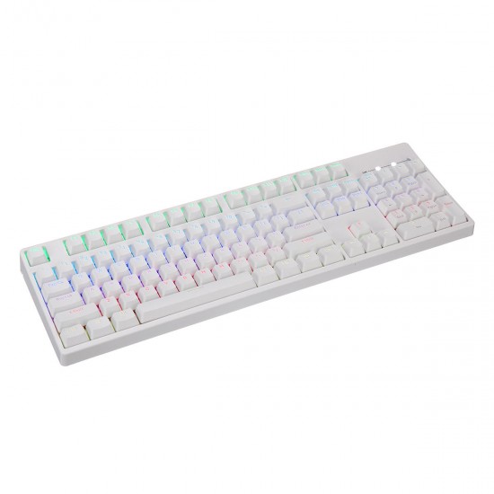104 Key USB Wired RGB Backlit Gateron Switch PBT Double Shot Keycaps Mechanical Gaming Keyboard for E-sport office PC Laptop