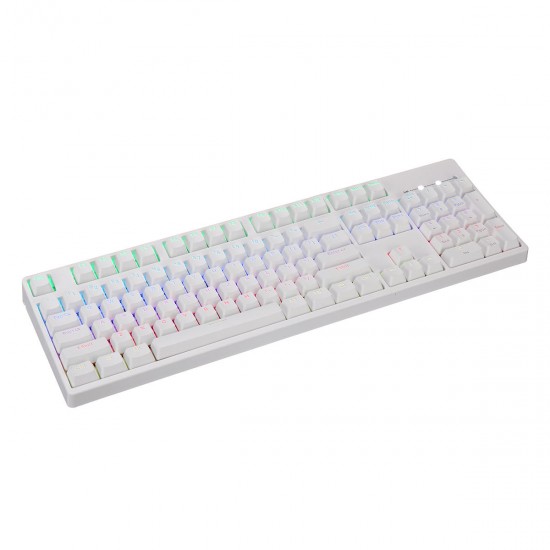 104 Key USB Wired RGB Backlit Gateron Switch PBT Double Shot Keycaps Mechanical Gaming Keyboard for E-sport office PC Laptop 104 Key USB Wired RGB Backlit Gateron Switch PBT Double Shot Keycaps Mechanical Gaming Keyboard for E-sport office PC Laptop