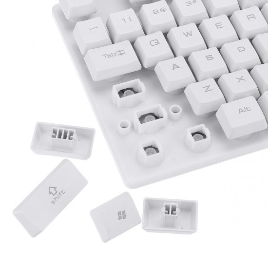104 Keys RGB Backlit Wired Gaming Keyboard and 1600 DPI Gaming Mouse Set for PC Laptop 104 Keys RGB Backlit Wired Gaming Keyboard and 1600 DPI Gaming Mouse Set for PC Laptop