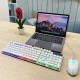 104 Keys RGB Backlit Wired Gaming Keyboard and 1600 DPI Gaming Mouse Set for PC Laptop