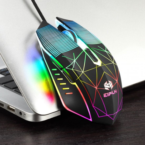 104Key RGB LED Backlight Ergonomic Design Gaming keyboard and 1600DPI RGB Mouse Combo