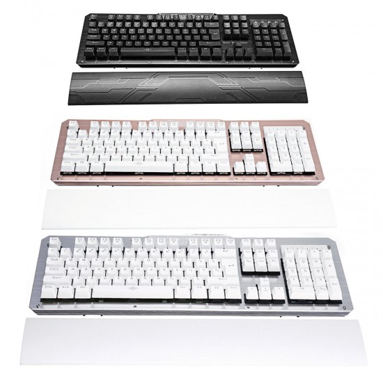 104Keys Blue Switch LED Backlight Mechanical Gaming Keyboard With Hand Holder USB Wired 104Keys Blue Switch LED Backlight Mechanical Gaming Keyboard With Hand Holder USB Wired