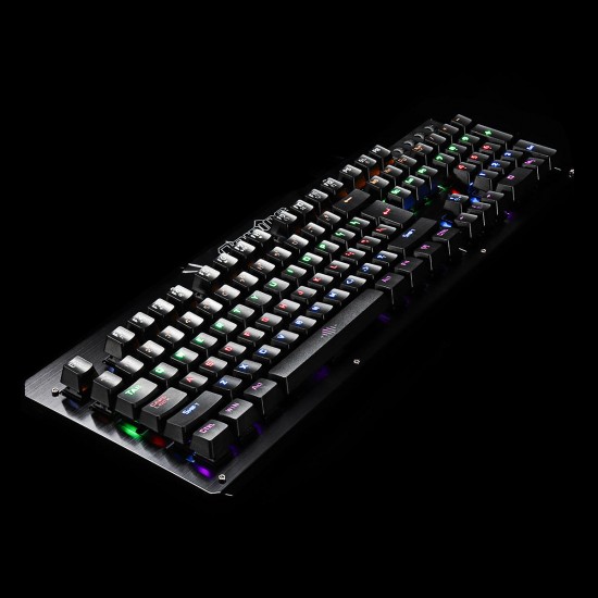 104Keys Blue Switch LED Backlight Mechanical Gaming Keyboard With Hand Holder USB Wired 104Keys Blue Switch LED Backlight Mechanical Gaming Keyboard With Hand Holder USB Wired