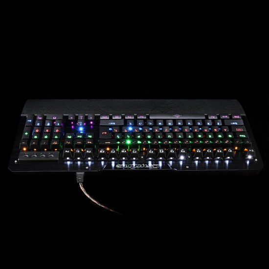 104Keys Blue Switch LED Backlight Mechanical Gaming Keyboard With Hand Holder USB Wired 104Keys Blue Switch LED Backlight Mechanical Gaming Keyboard With Hand Holder USB Wired
