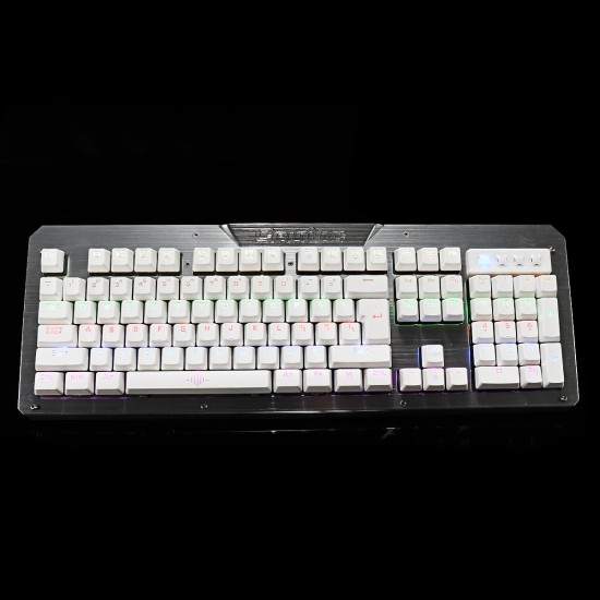 104Keys Blue Switch LED Backlight Mechanical Gaming Keyboard With Hand Holder USB Wired