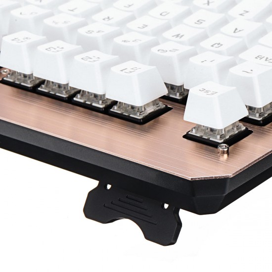 104Keys Blue Switch LED Backlight Mechanical Gaming Keyboard With Hand Holder USB Wired 104Keys Blue Switch LED Backlight Mechanical Gaming Keyboard With Hand Holder USB Wired