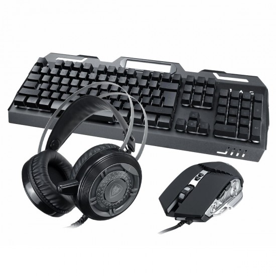 3-In-1 USB Wired 3200DPI Mouse Colorful Headset Rainbow Backlight Mechanical Keyboard Set with Mouse Pad for Desktop Computer Notebook 3-In-1 USB Wired 3200DPI Mouse Colorful Headset Rainbow Backlight Mechanical Keyboard Set with Mouse Pad for Desktop Computer Notebook