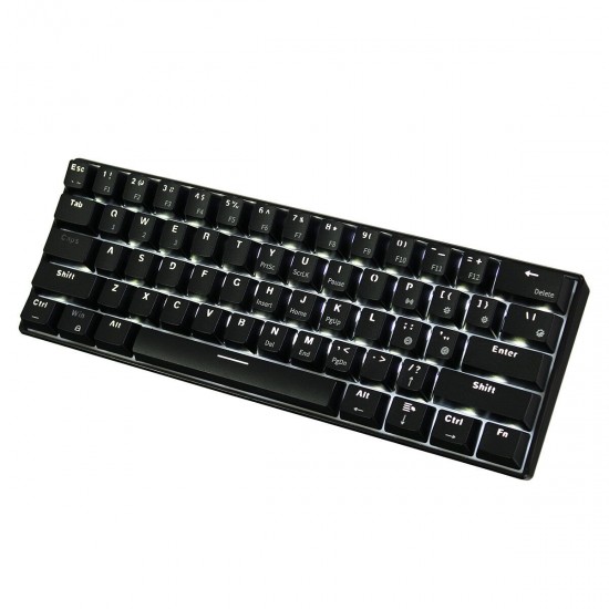 61 Keys Mechanical Gaming Keyboard Wired/Wireless Dual-Mode bluetooth Type-C Gaming Keyboard with RGB Backlit 61 Keys Mechanical Gaming Keyboard Wired/Wireless Dual-Mode bluetooth Type-C Gaming Keyboard with RGB Backlit