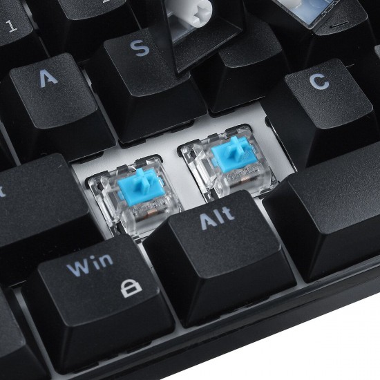 61 Keys Mechanical Gaming Keyboard Wired/Wireless Dual-Mode bluetooth Type-C Gaming Keyboard with RGB Backlit