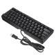 61 Keys Wired Membrane Mechanical Gaming Keyboard RGB Waterproof 10 Light Effect for PC Computer Laptop