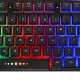 87 Key USB Wired Gaming Keyboard LED 3 Sets Breathing Color Backlight For Computer Desktop Notebook