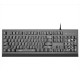 DKM170 104 Keys USB Mechanical Gaming Keyboard - Black Blue Switch