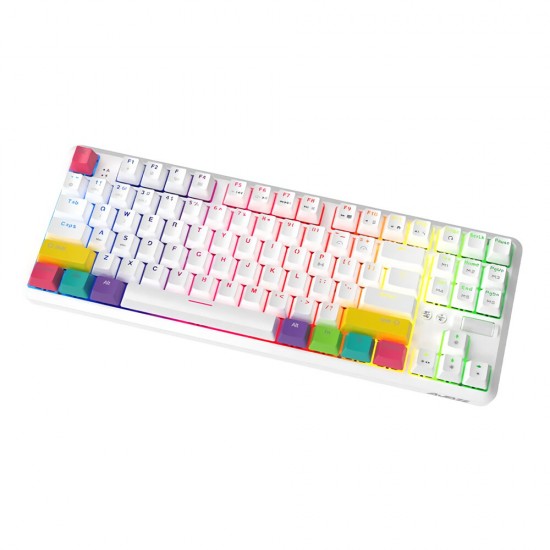 K870T 87 Keys Mechanical Keyboard RGB Wireless bluetooth + Type-C Wired Dual Mode Mechanical Switch Gaming Keyboard K870T 87 Keys Mechanical Keyboard RGB Wireless bluetooth + Type-C Wired Dual Mode Mechanical Switch Gaming Keyboard