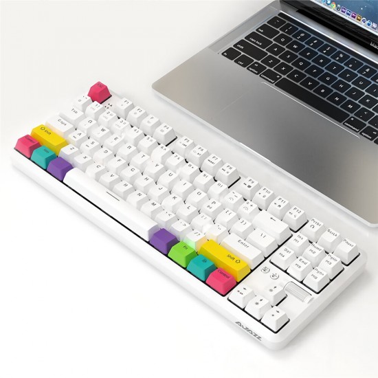 K870T 87 Keys Mechanical Keyboard RGB Wireless bluetooth + Type-C Wired Dual Mode Mechanical Switch Gaming Keyboard K870T 87 Keys Mechanical Keyboard RGB Wireless bluetooth + Type-C Wired Dual Mode Mechanical Switch Gaming Keyboard