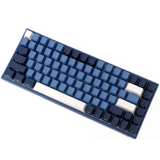 3084 SP Ocean Star 84 Keys Mechanical Gaming Keyboard PBT Keycap Switch USB 2.0 Type-C Wired Side Letter Caverd Design Gaming Keyboard