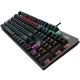 GK410 Wired Mechanical Keyboard Blue/Red/Brown Switch Suspension Keycaps 104 Keys USB RGB Backlight Keyboard Home Office Keyboard for Desktop Laptop Notebook Computer PC