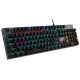 GK410 Wired Mechanical Keyboard Blue/Red/Brown Switch Suspension Keycaps 104 Keys USB RGB Backlight Keyboard Home Office Keyboard for Desktop Laptop Notebook Computer PC