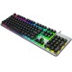 KM410 Wired Mechanical Keyboard & Mouse Set 1400DPI Mouse 104 Keys Keyboard Suspension Keycaps 3D Rubber Roller RGB Backlight Gaming Keyboard Mouse Combo
