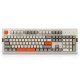 AK510 Retro Game Wired RGB Mechanical Keyboard 104 Key PBT Ball Key Cap Brown Black Switch