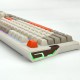 AK510 Retro Game Wired RGB Mechanical Keyboard 104 Key PBT Ball Key Cap Brown Black Switch