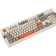 AK510 Retro Game Wired RGB Mechanical Keyboard 104 Key PBT Ball Key Cap Brown Black Switch