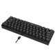 i610T 61 Keys Mechanical Keyboard USB-C Wired bluetooth Dual Mode Black Switch 17 Monochrome Backlight Gaming Keyboard