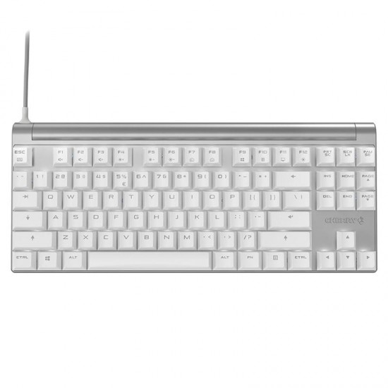 MX8.0 87 Keys USB 2.0 Wired White Backlit MX Switch Mechanical Keyboard