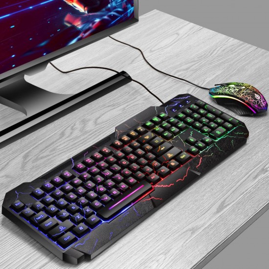 D620 104Key RGB Backlight Mechanical Feeling Keyboard and 1600 DPI RGB Gaming Mouse D620 104Key RGB Backlight Mechanical Feeling Keyboard and 1600 DPI RGB Gaming Mouse