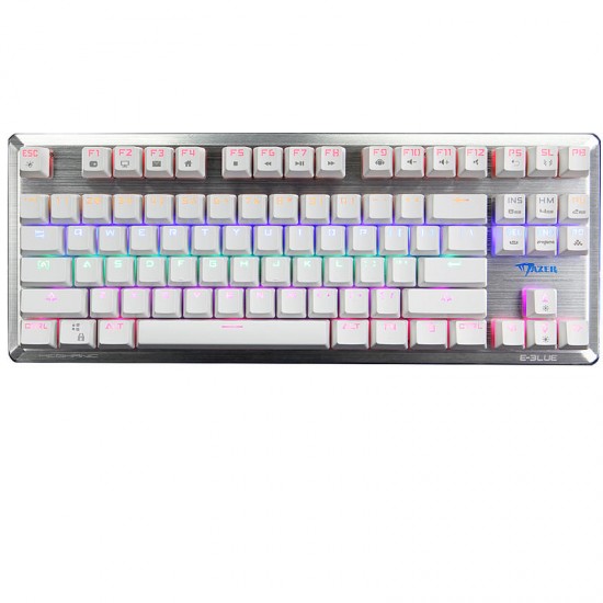 K727 87 Keys USB Wired Mixed Backlit Mechanical Gaming Keyboard Blue Switch Black Switch K727 87 Keys USB Wired Mixed Backlit Mechanical Gaming Keyboard Blue Switch Black Switch