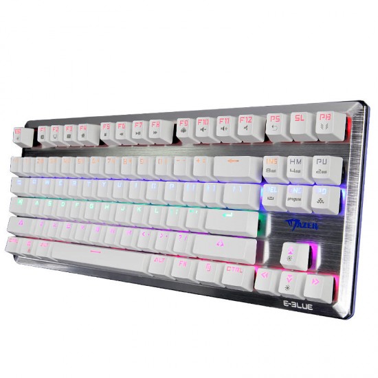 K727 87 Keys USB Wired Mixed Backlit Mechanical Gaming Keyboard Blue Switch Black Switch K727 87 Keys USB Wired Mixed Backlit Mechanical Gaming Keyboard Blue Switch Black Switch