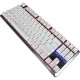 K727 87 Keys USB Wired Mixed Backlit Mechanical Gaming Keyboard Blue Switch Black Switch