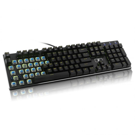 Z88 104 Key USB Wired RGB Backlit Mechanical Gaming Keyboard Outemu Blue Switch