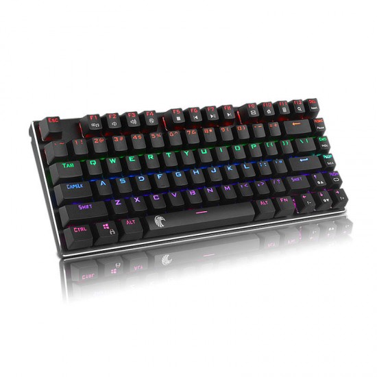 Z88 81 Key USB Wired RGB Backlit Mechanical Gaming Keyboard Outemu Blue Switch