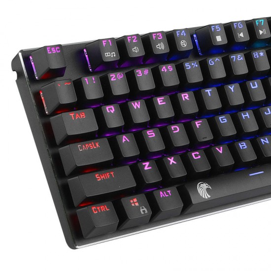 Z88 81 Key USB Wired RGB Backlit Mechanical Gaming Keyboard Outemu Blue Switch