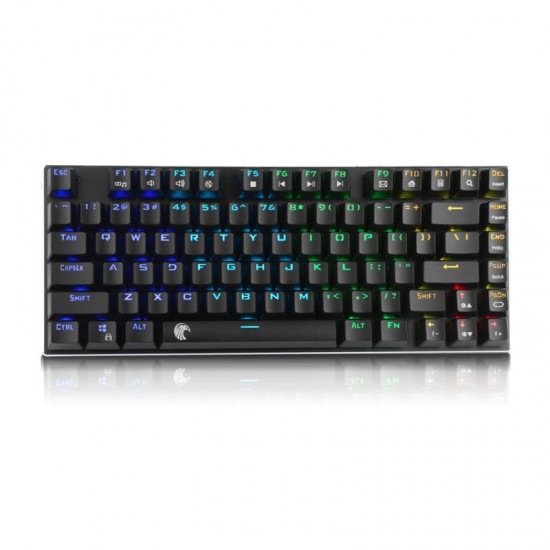 Z88 81 Key USB Wired RGB Backlit Mechanical Gaming Keyboard Outemu Blue Switch