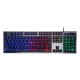 K613L 104 Keys Wired Gaming Keyboard Floating-keys 25 Keys Anti-ghosting USB Gaming Keyboard for Computer Laptop PC