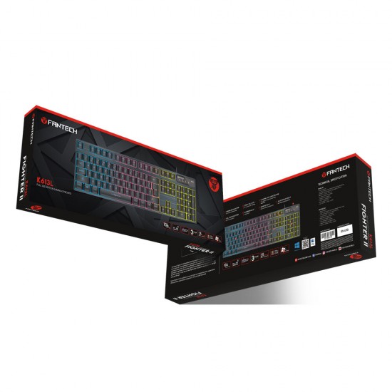 K613L 104 Keys Wired Gaming Keyboard Floating-keys 25 Keys Anti-ghosting USB Gaming Keyboard for Computer Laptop PC K613L 104 Keys Wired Gaming Keyboard Floating-keys 25 Keys Anti-ghosting USB Gaming Keyboard for Computer Laptop PC