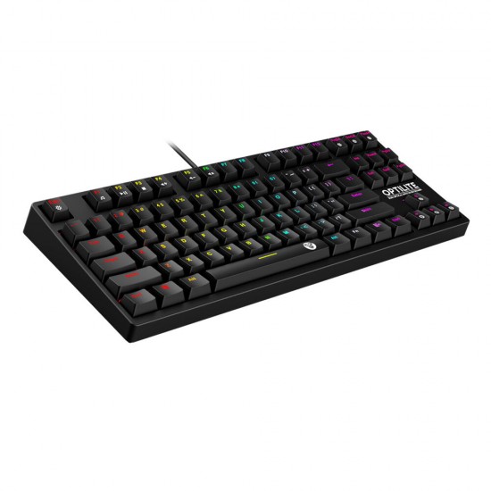 MK872 87 Keys Wired Mechanical Keyboard Ergonomic USB Mechanical Switch RGB Backlit Gaming Keyboard for Computer Laptop PC