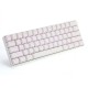 60% Mechanical Keyboard bluetooth 5.0 Type-C Outemu Switch PBT Double Shot Keycap RGB White Case Gaming Keyboard