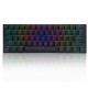 60% bluetooth 5.0 Type-C Outemu Switch PBT Double Shot Keycap RGB Mechanical Gaming Keyboard--Black