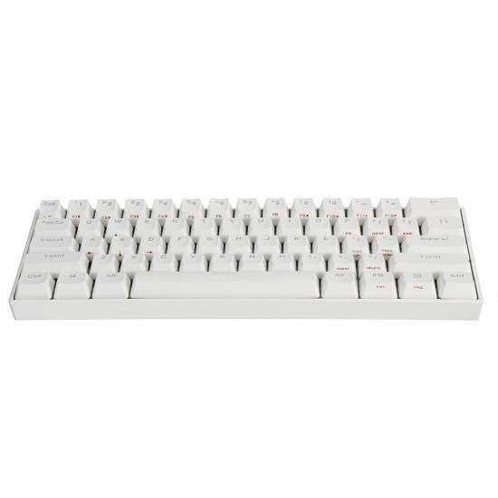 61 Keys Mechanical Gaming Keyboard 60% bluetooth 5.0 Type-C Gateron Switch PBT Double Shot Keycap RGB Keyboard